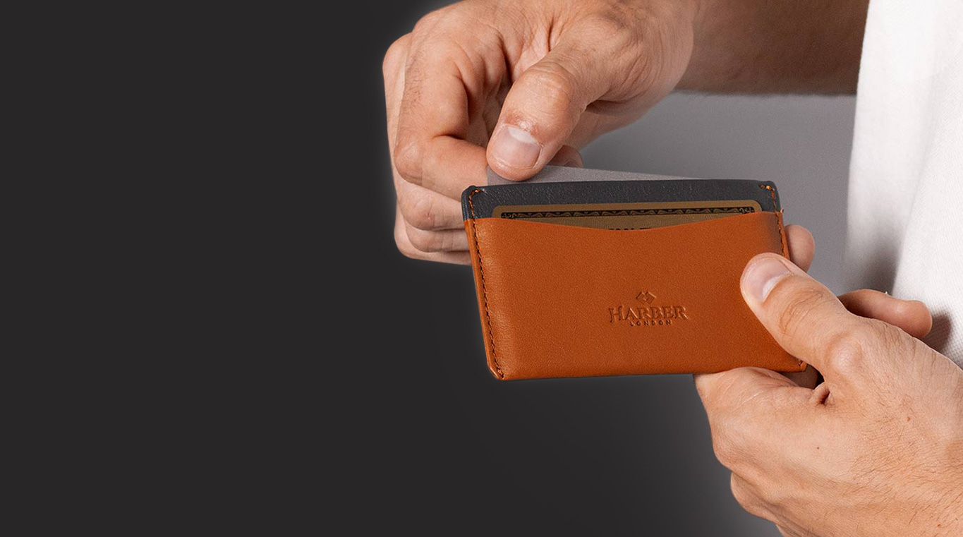 Leather Card Holders RFID Protected