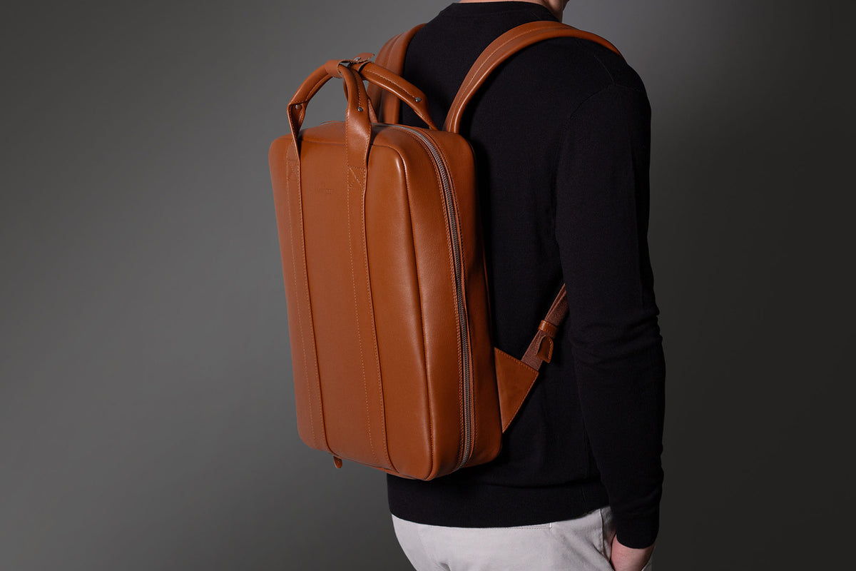 Leather Backpack for Laptop Harber London1
