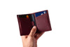 Card Wallet with RFID Protection Burgundy