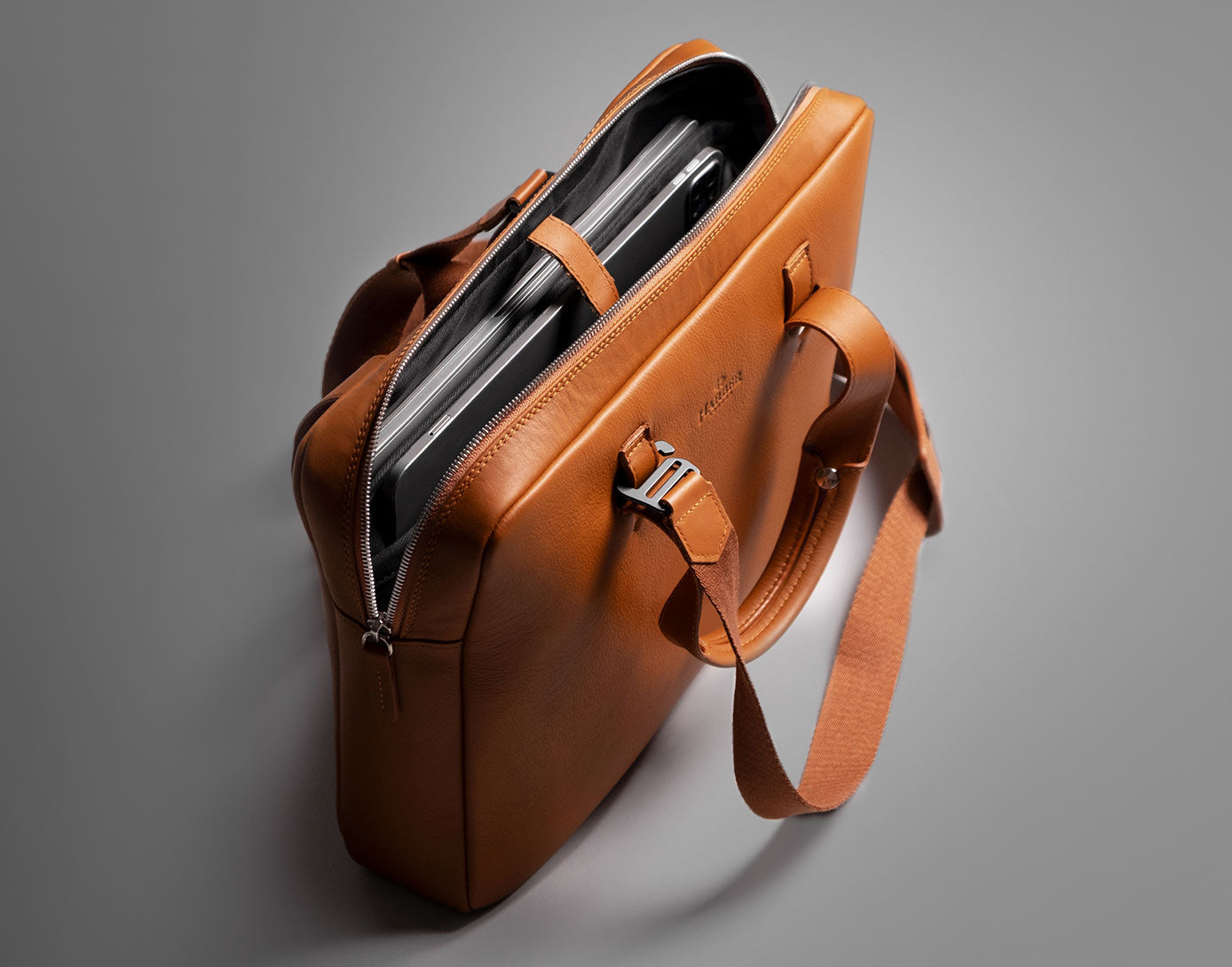 Everyday leather briefcase