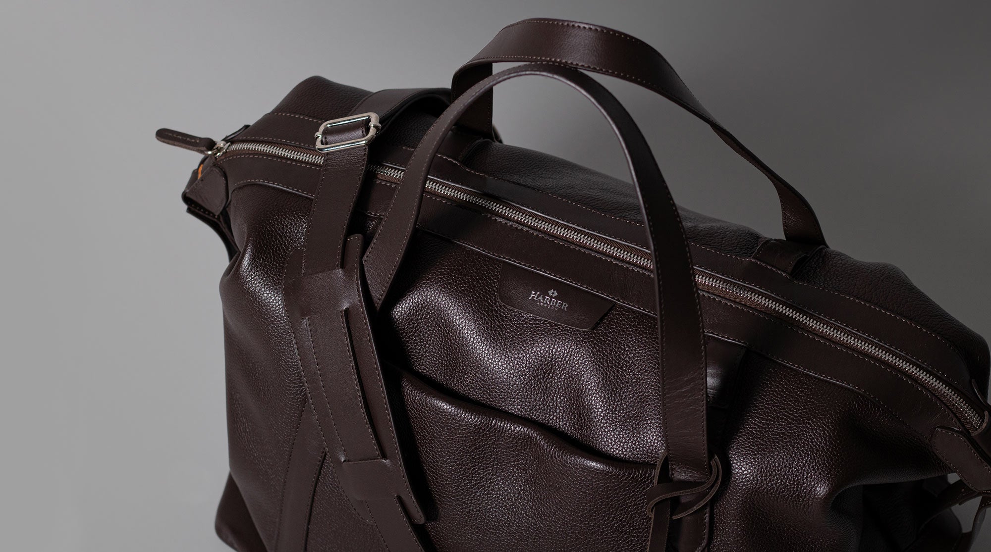 Leather overnight bag 3