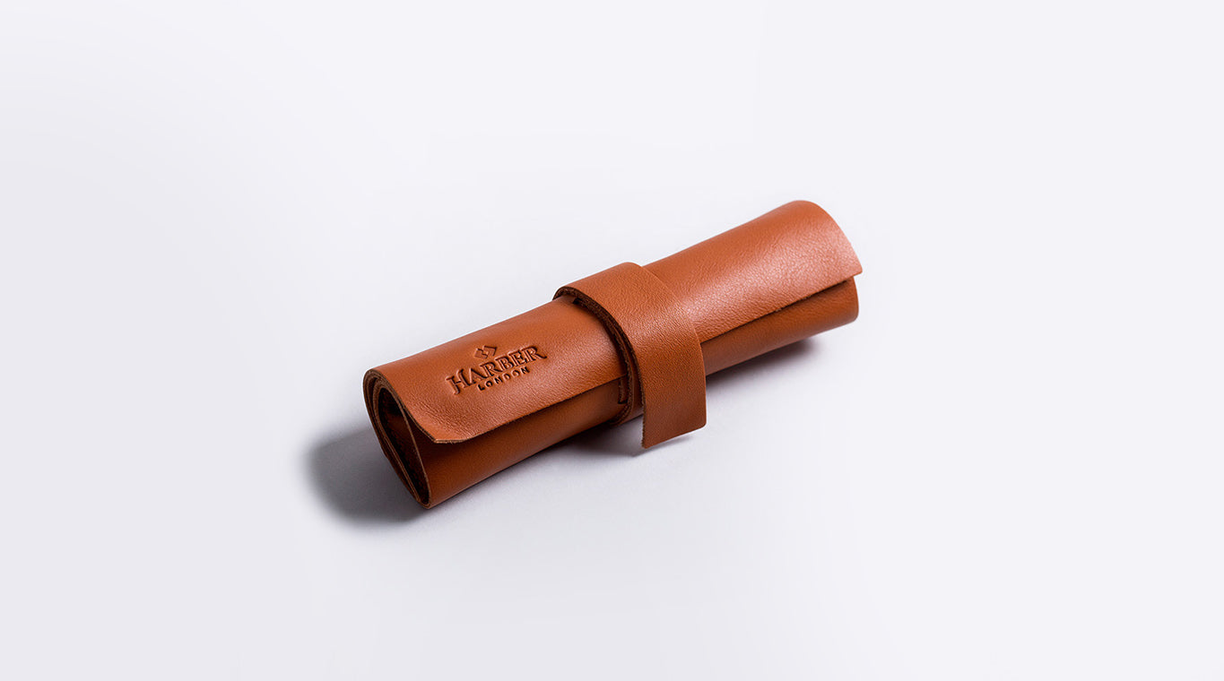 Leather Rollup oraniser