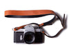 Adjustable Leather Camera Strap Tan