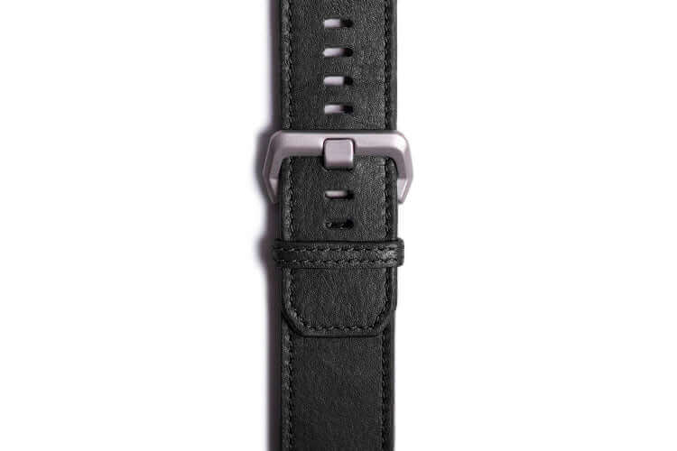 Apple Watch Strap. Modern - Leather Black