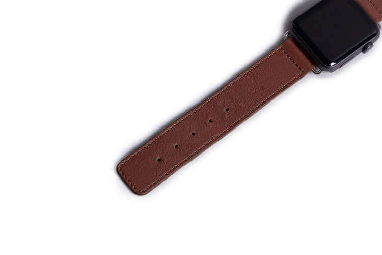 Apple Watch Strap. Classic - Leather Deep Brown