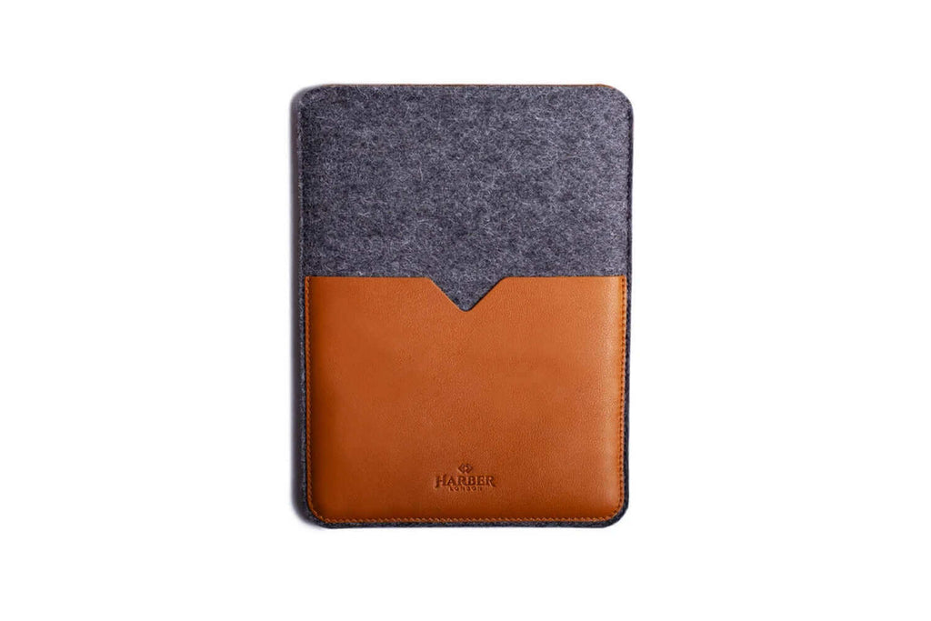 Classic – Leather iPad & Kindle Sleeve Case Tan