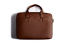 Everyday Leather Briefcase Deep Brown
