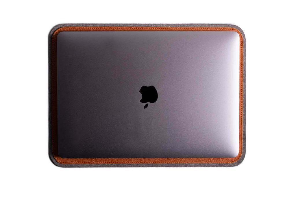 Leather MacPad Tan Microfibre