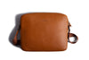 Leather Messenger Bag for iPad Tan