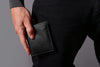 Leather Bifold Wallet with RFID Protection Black