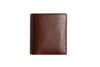 Leather Bifold Wallet with RFID Protection Deep Brown