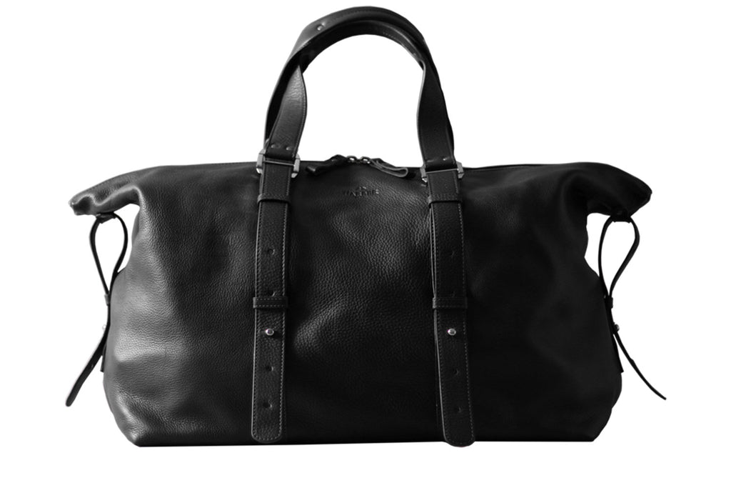Leather Shopper Bag Black