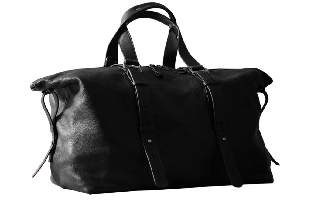 Leather Shopper Bag Black
