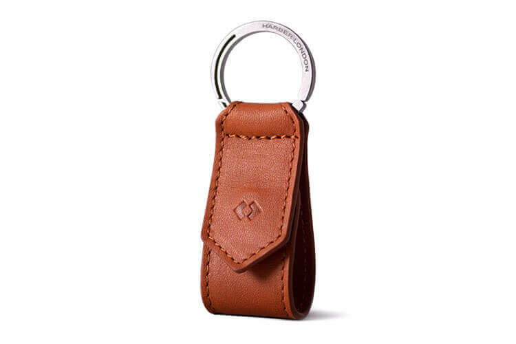 Leather Keychain Tan