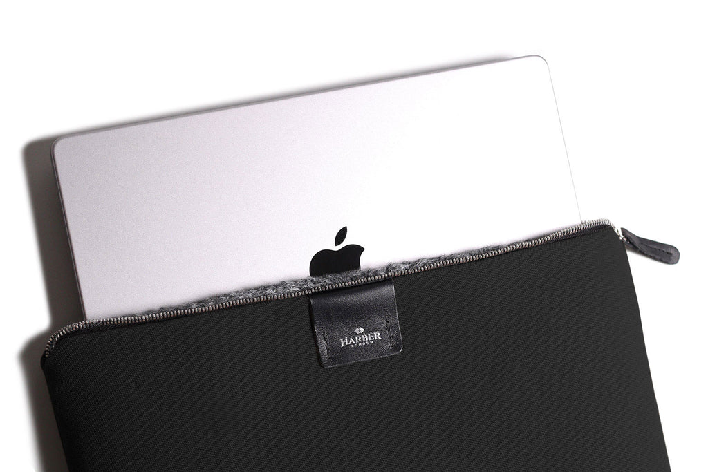 Zippered Sleeve For MacBook Black