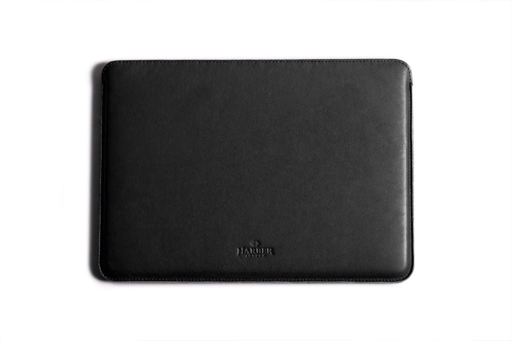  Slim Leather MacBook Sleeve Case Black