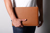  Slim Leather MacBook Sleeve Case Tan