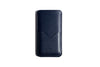 Slim Leather Smartphone Sleeve Case Navy