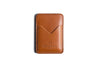  Classic Leather Card Holder - 3 Pocket Tan