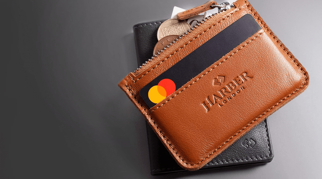 Leather Zip Coin Wallets