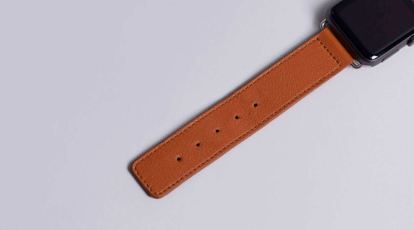 Bracelet Apple Watch en cuir fabriqué à la main avec du cuir de première qualité