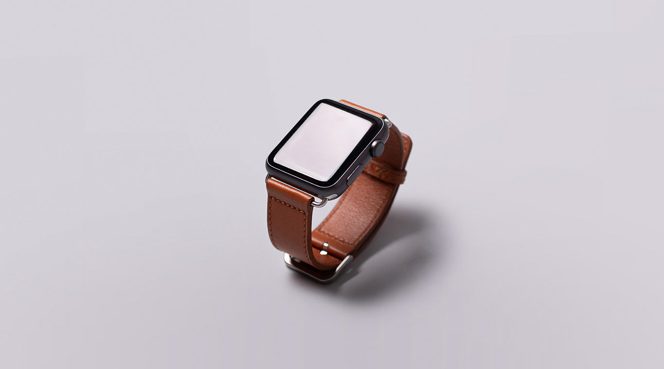 Design classico e intramontabile del cinturino per Apple Watch in pelle per tutti i giorni