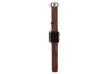 Apple Watch Strap. Modern - Leather Deep Brown