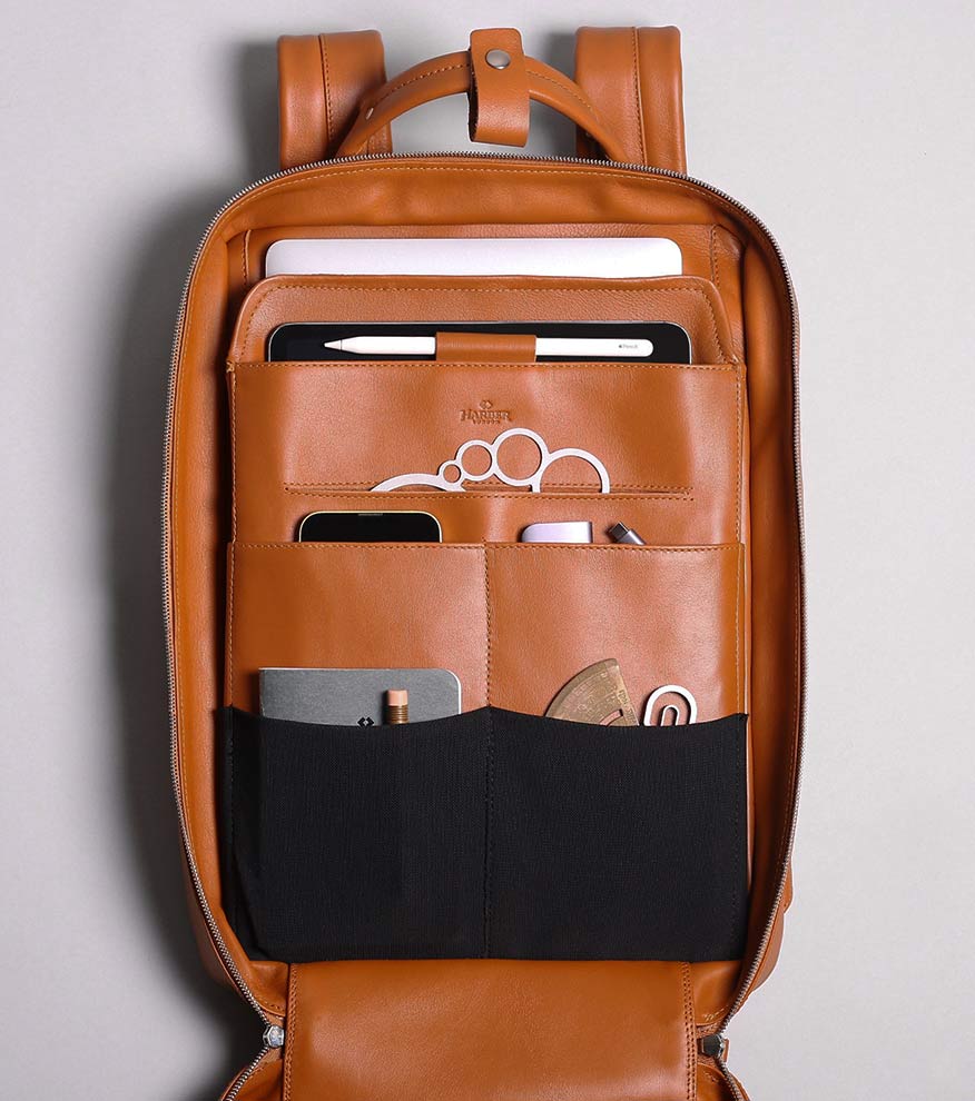 Modular Leather Backpack