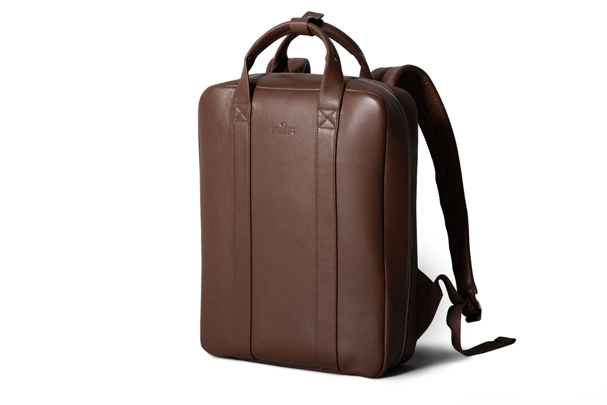 Leather Backpack – Deep Brown