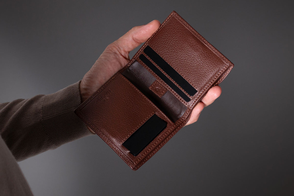 RFID Legacy Bifold Wallet – Brown