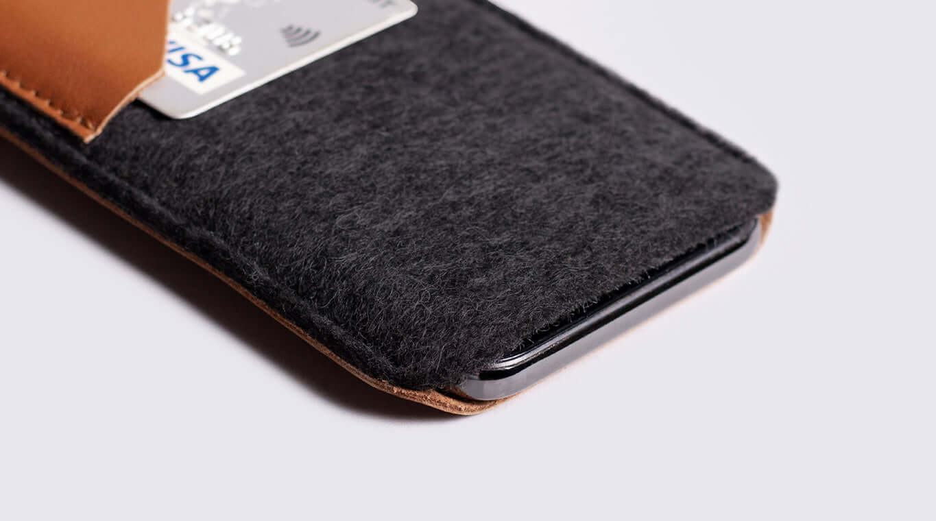 Leather iPhone Case Wallet -  UK