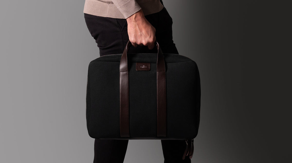 Black laptop briefcase