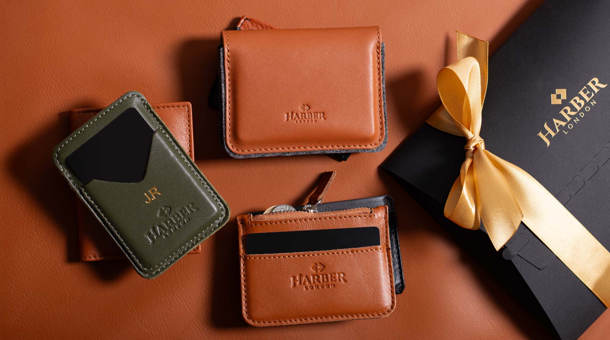 Luxury leather gifts personalised