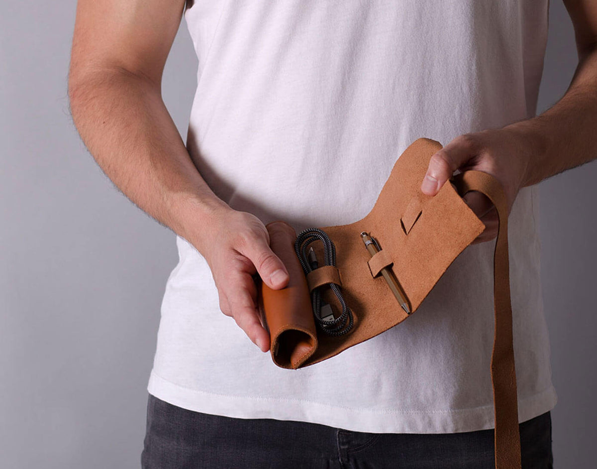 Leather Cable Organisers with Clever Product Architecture