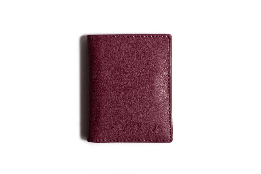 Card Wallet with RFID Protection Burgundy