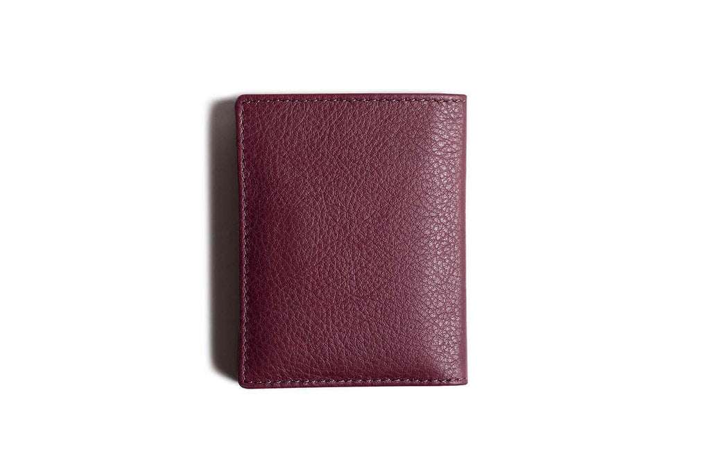 Card Wallet with RFID Protection Burgundy