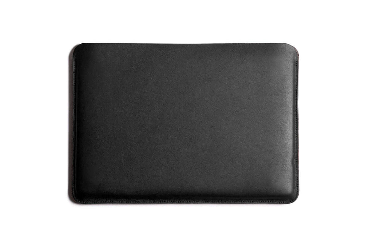 Classic - Leather MacBook Sleeve Black