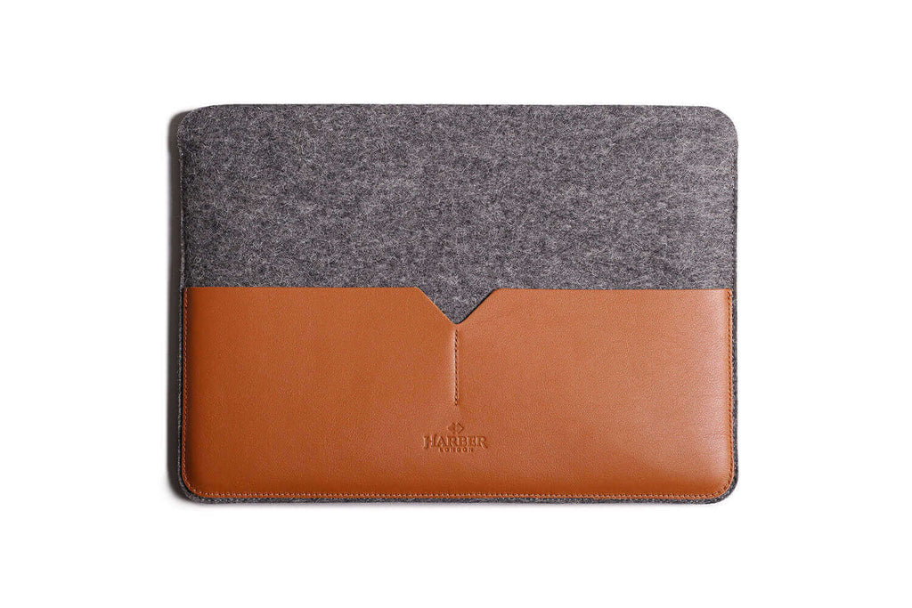 Classic - Leather MacBook Sleeve Tan