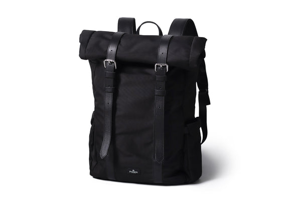 black leather backpack london Luxury Rucksack while a large front slip pocket is made for those quick Women's Black Leather Backpack |