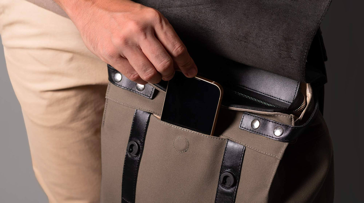 Easy access front pocket 