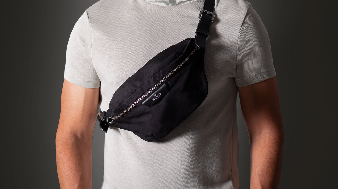 Black crossbody bag