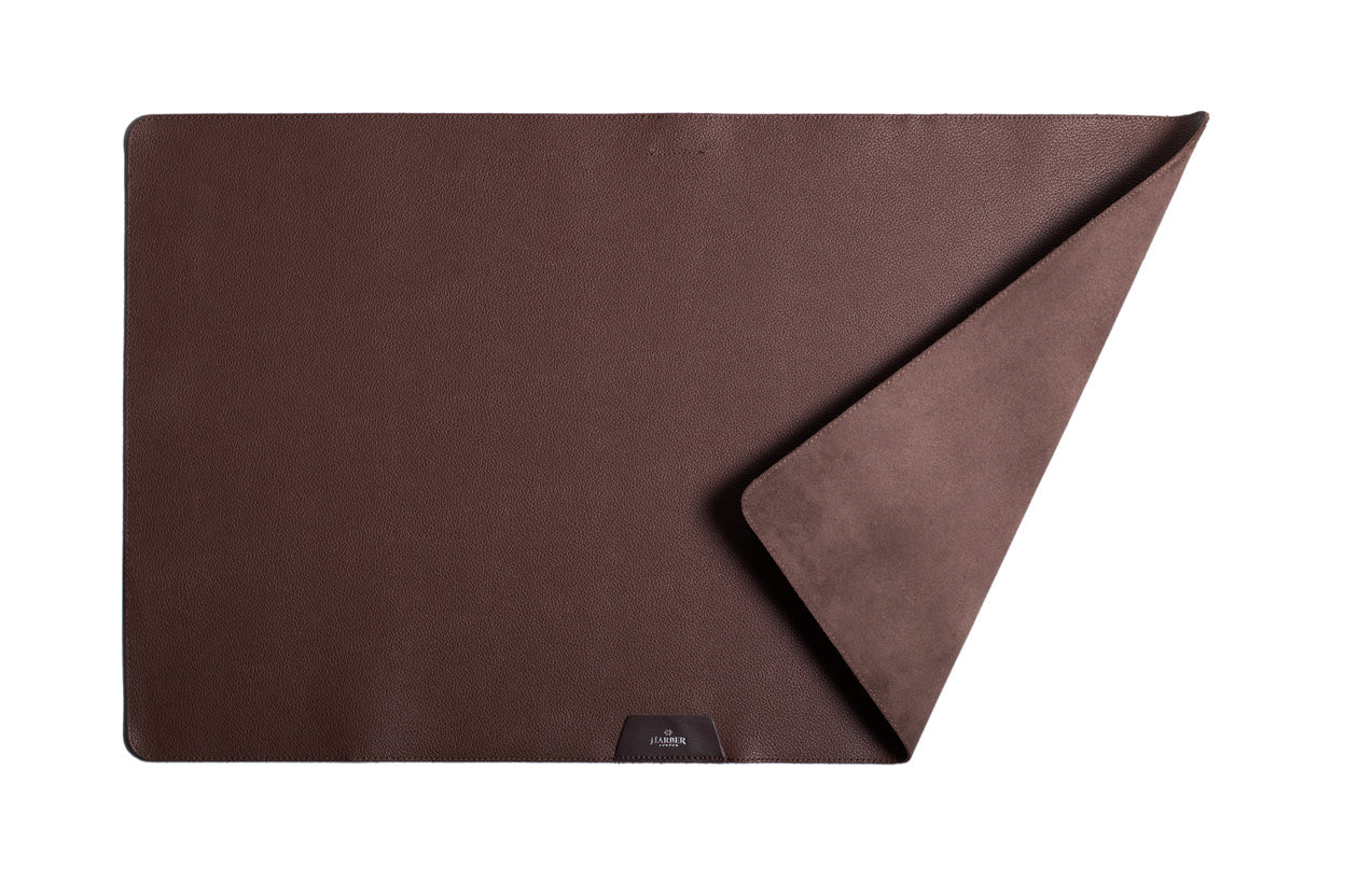 Tappetino Da Scrivania Lohome In Pelle Sintetica 70x45 Cm – Antiscivolo, Con Bordo Protettivo E Scanalature Per Penne, Nero