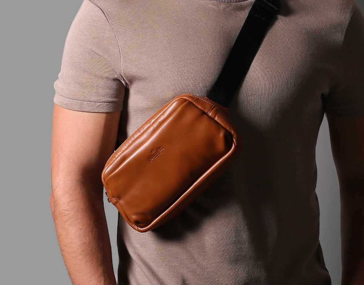 Bolsos cruzados de piel para hombre, funcionales y con estilo