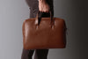 Everyday Leather Briefcase Deep Brown