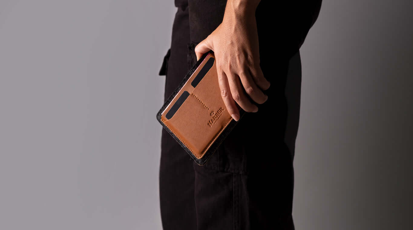 Premium leather passport cover