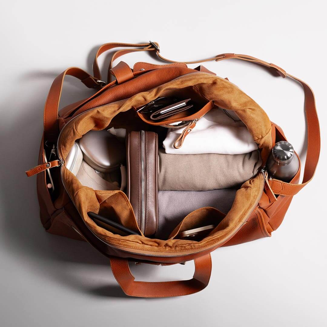 Luxurious leather gifts for travellers