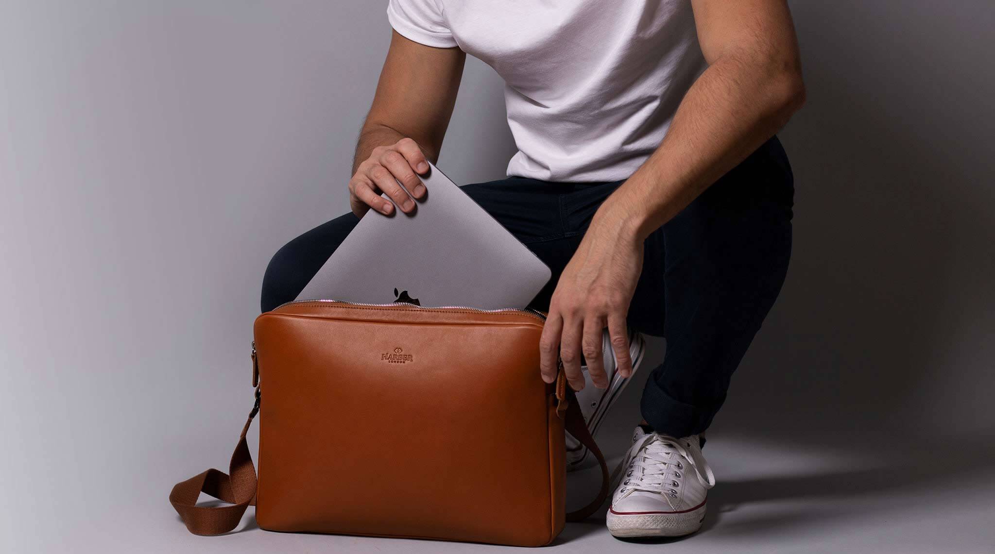 Buy Leather Book Bag Online In India  Etsy India