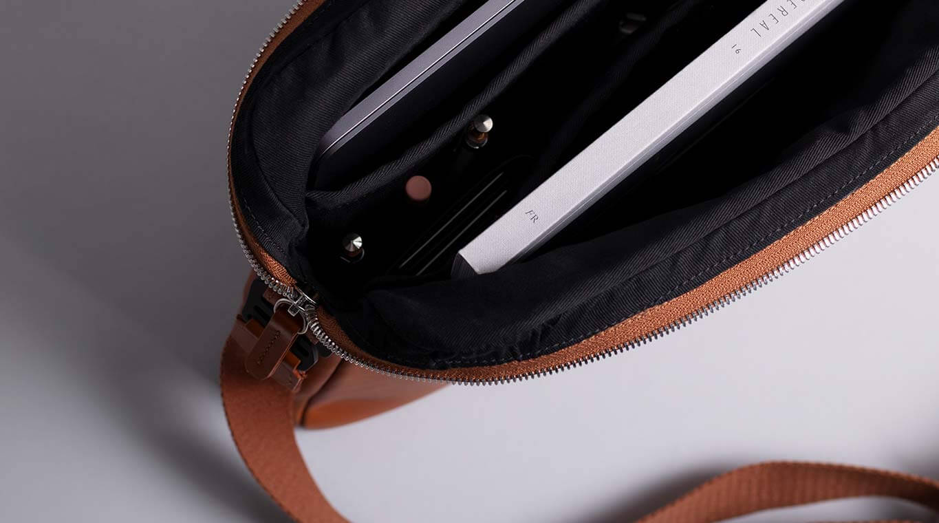 Leather Messenger Bag for MacBook