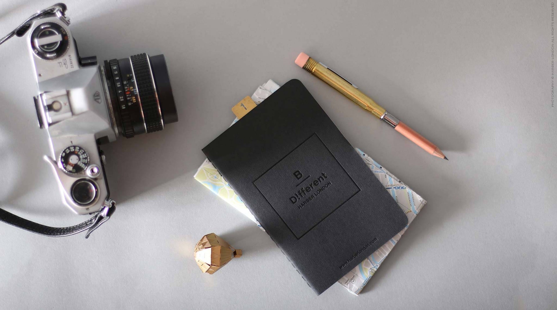 Black Notebook Pocket Size Edition | Harber London