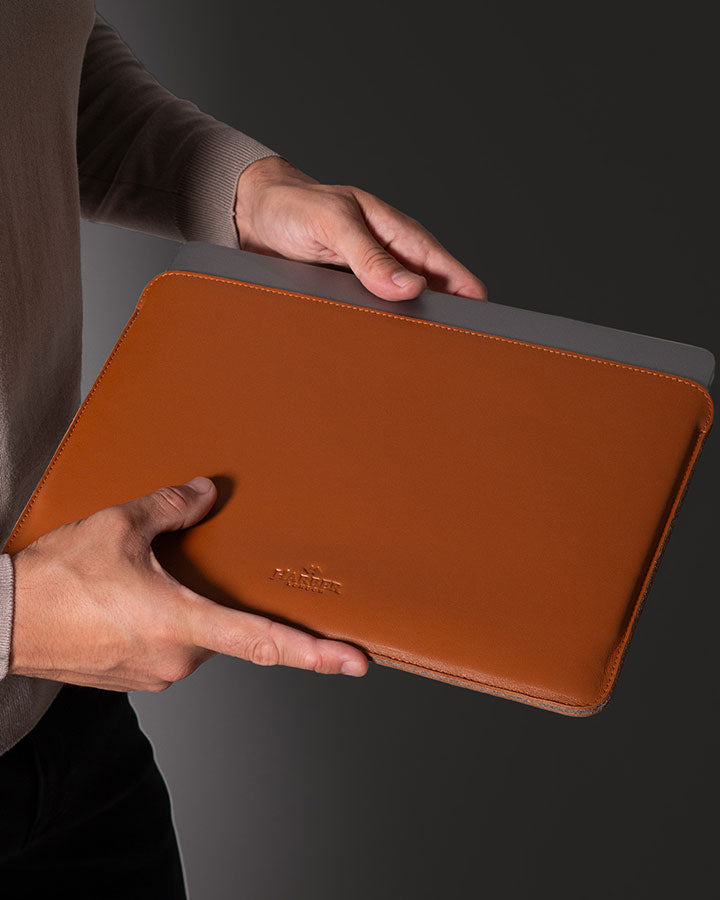 Slim Leather MacBook Sleeve Case